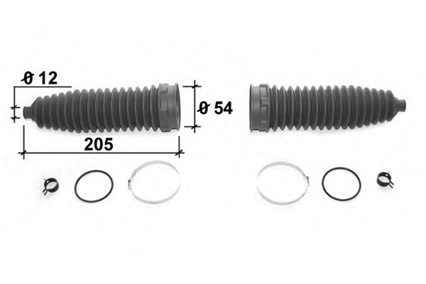OCAP 0902687 Bellow Set, steering